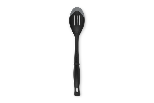 Le Creuset Professional Silicone Edge Slotted Spoon FlintFlint image number 1